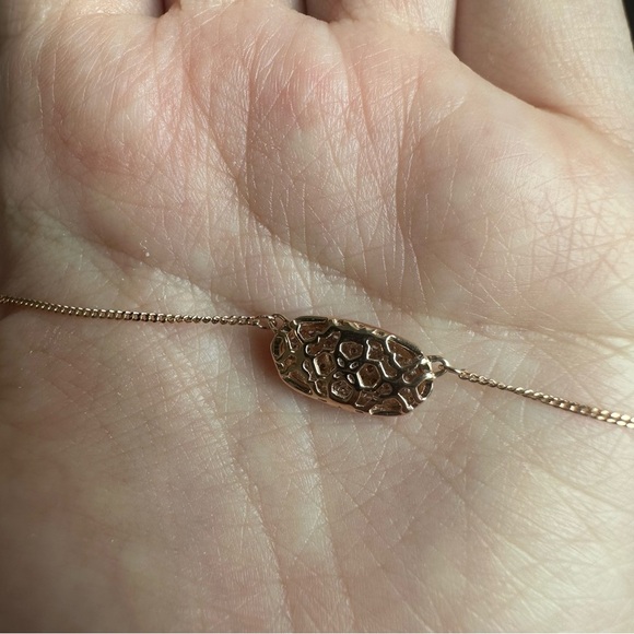 Kendra Scott Elisa Pendant Necklace in Pave Diamond and 14k Rose Gold.39 ct - Picture 10 of 16